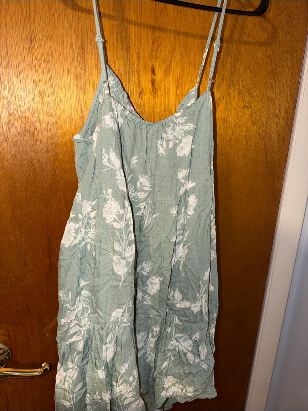 Sage Green Floral Dress
